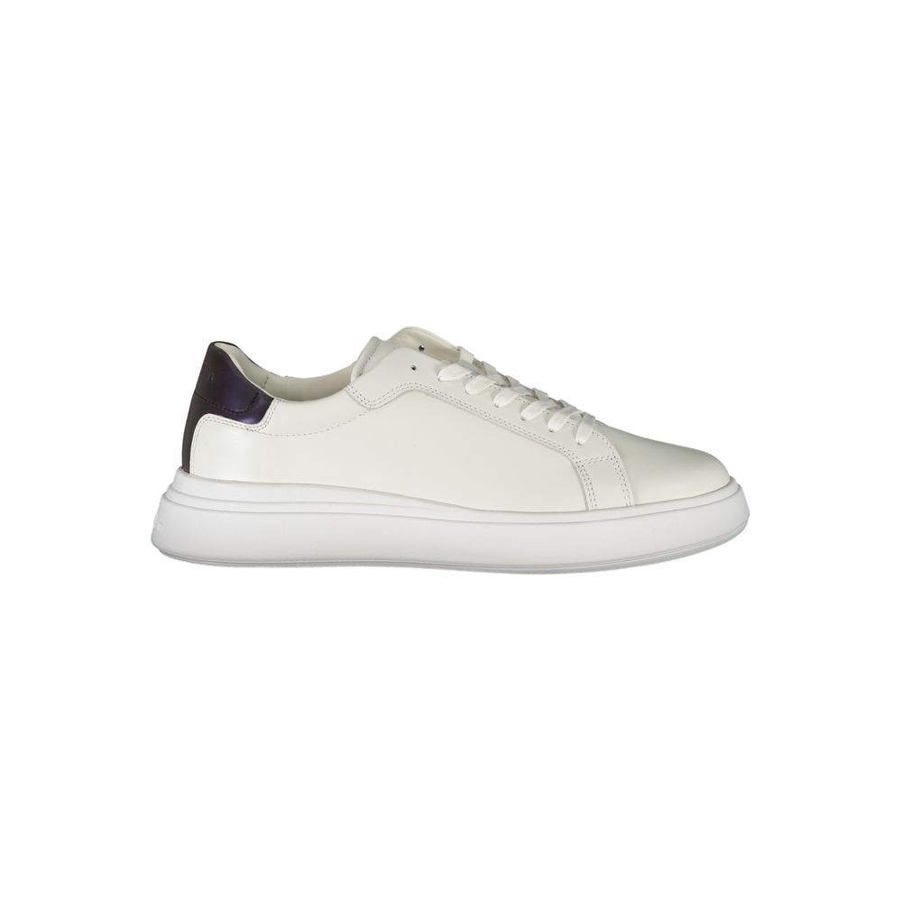 White Leather Men Sneaker