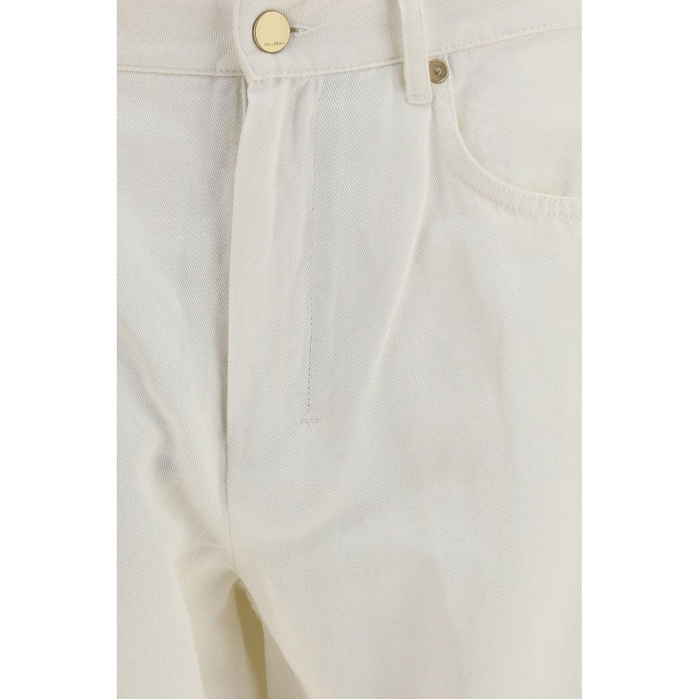 Thumbnail: Beige Cotton Casual Pants