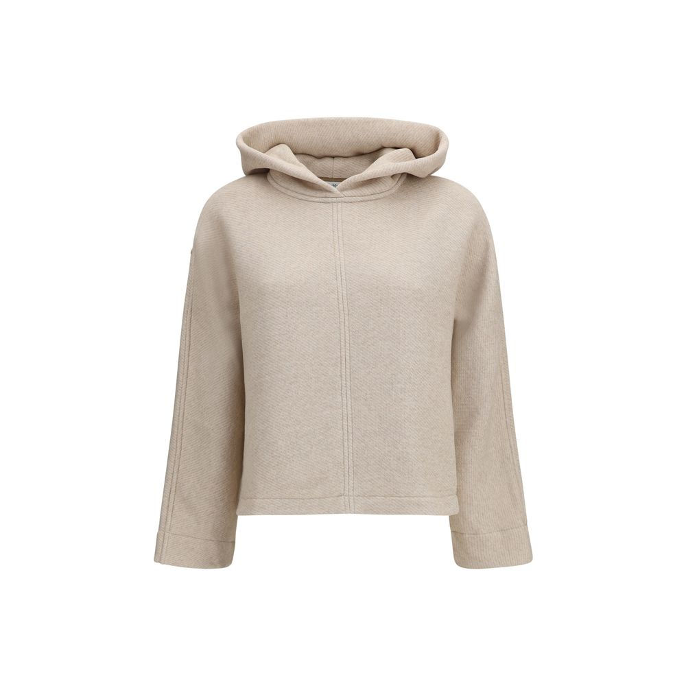 Beige Cotton Sweatshirt