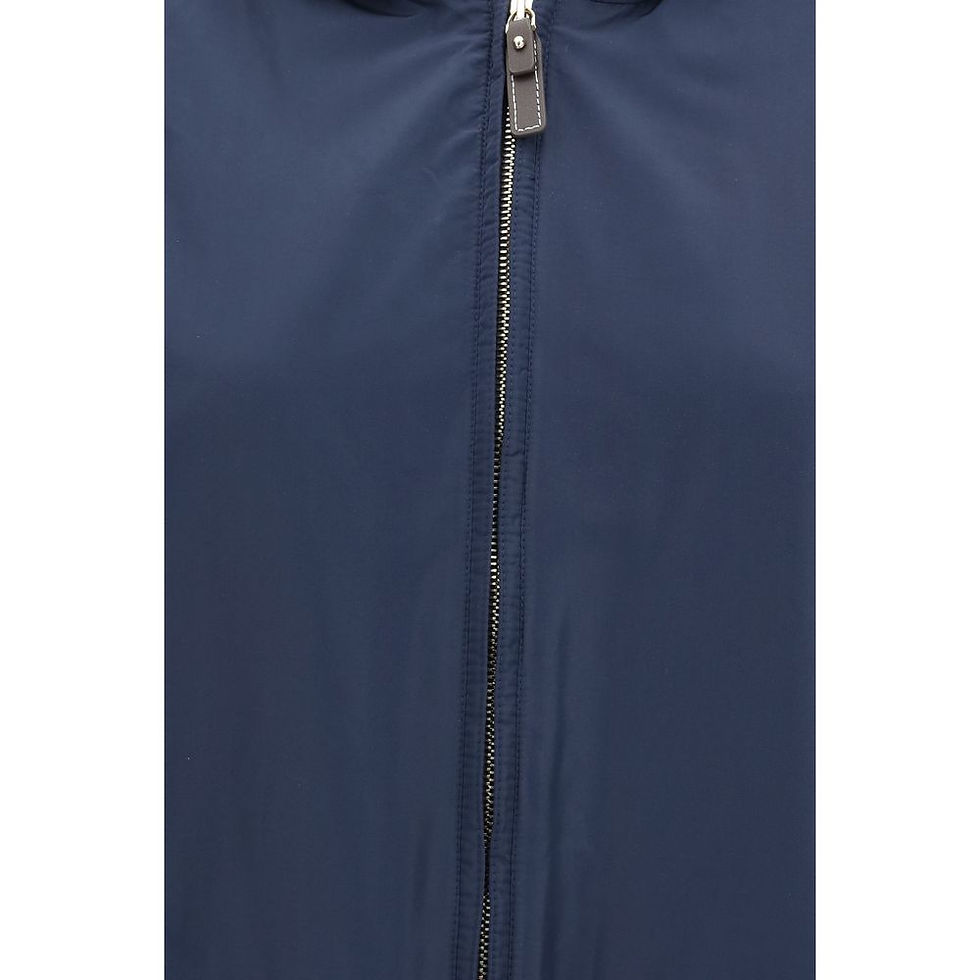 Thumbnail: Blue Polyester Trench Coat