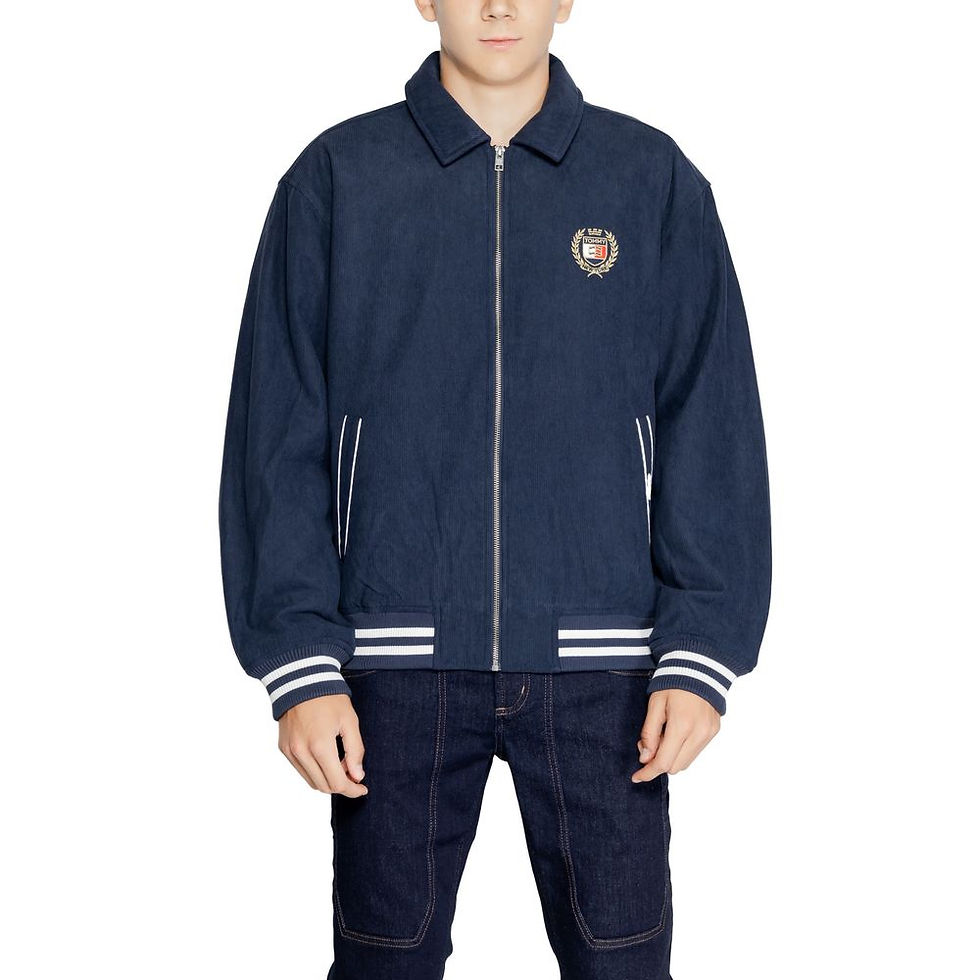 Thumbnail: Blue Recycled Polyester Jackets And Coat
