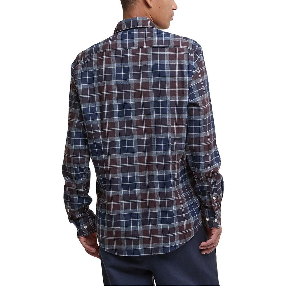 Thumbnail: Bicolor Cotton Pattern Shirt