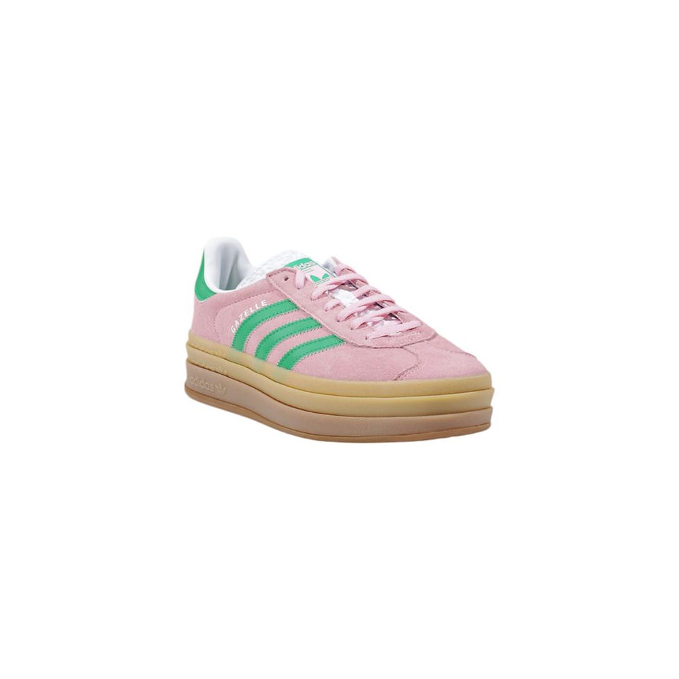 Thumbnail: Multicolor Suede Leather Chunky Sneakers
