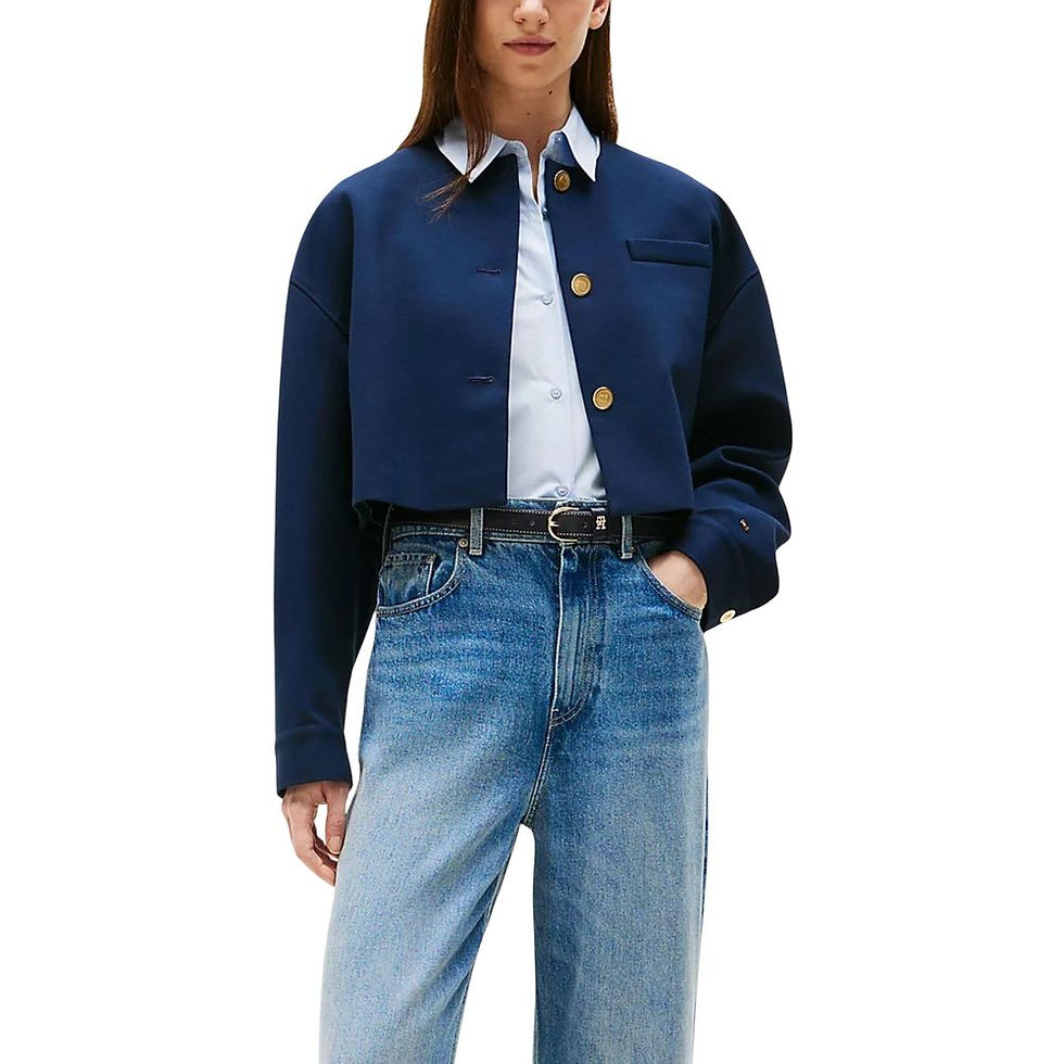 Thumbnail: Blue Viscose Blazer