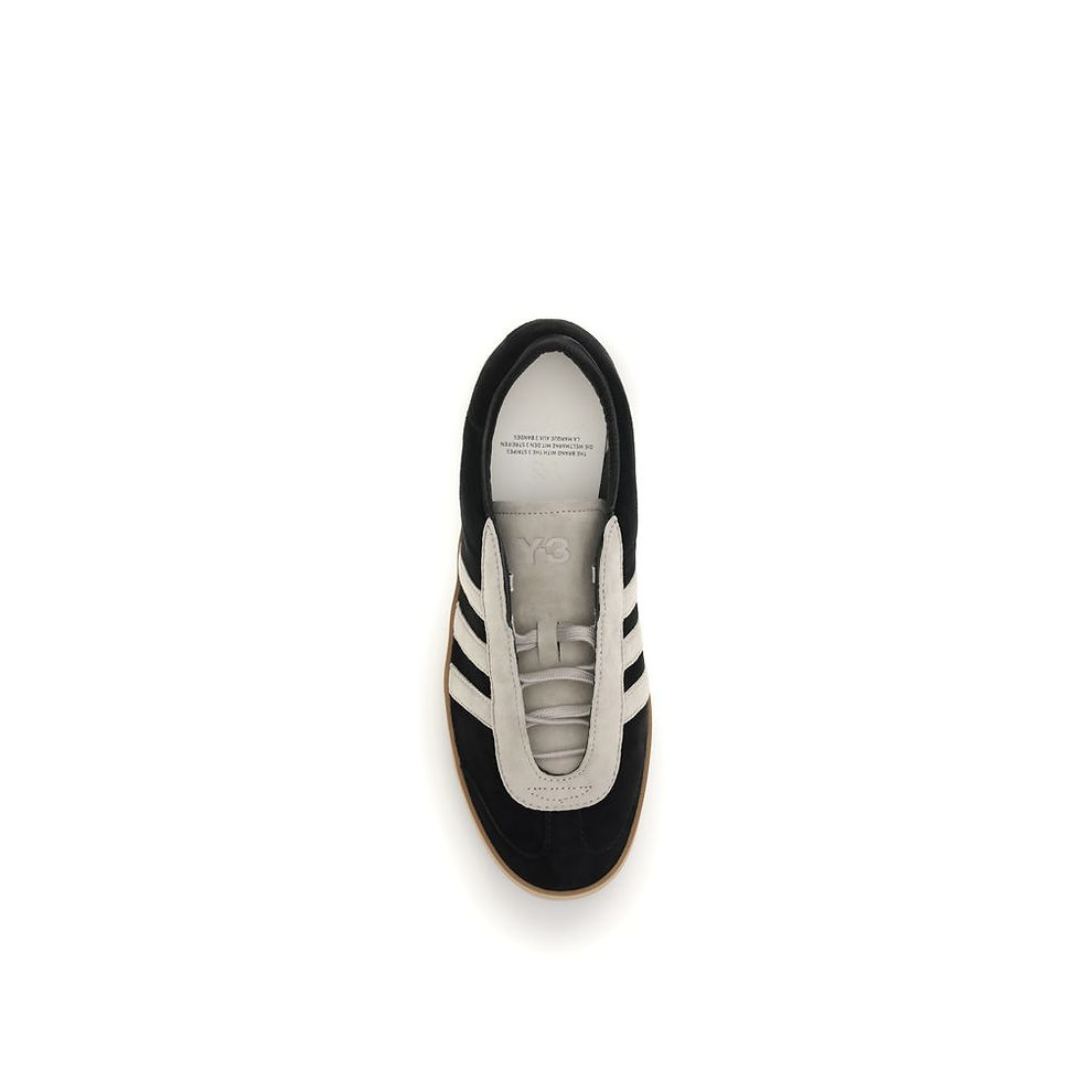 Thumbnail: Black Calf Leather Bos Taurus Low Top Sneakers