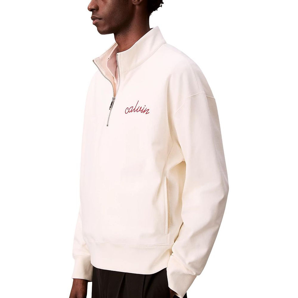 Thumbnail: White Cotton Sweatshirt