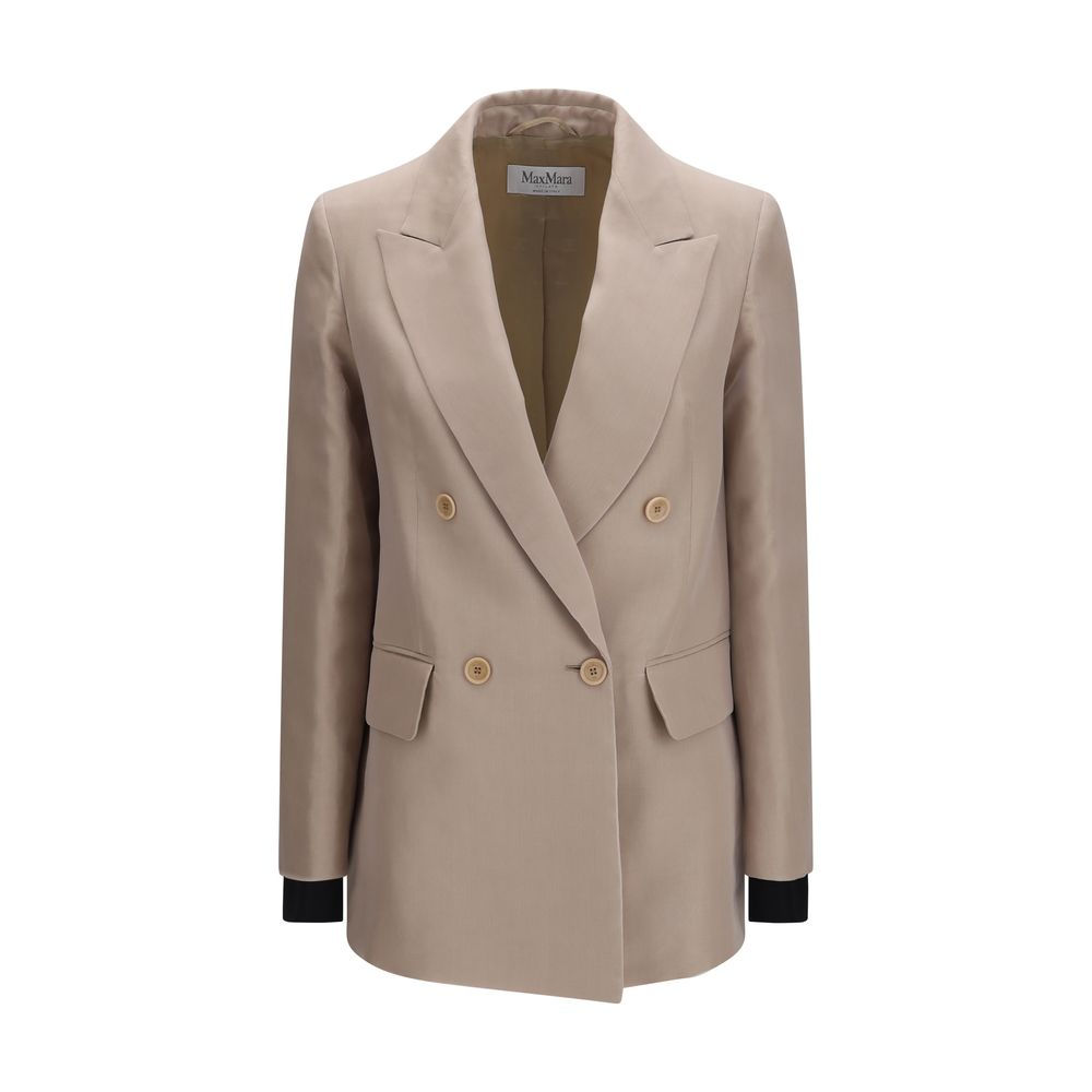Beige Silk Clothing