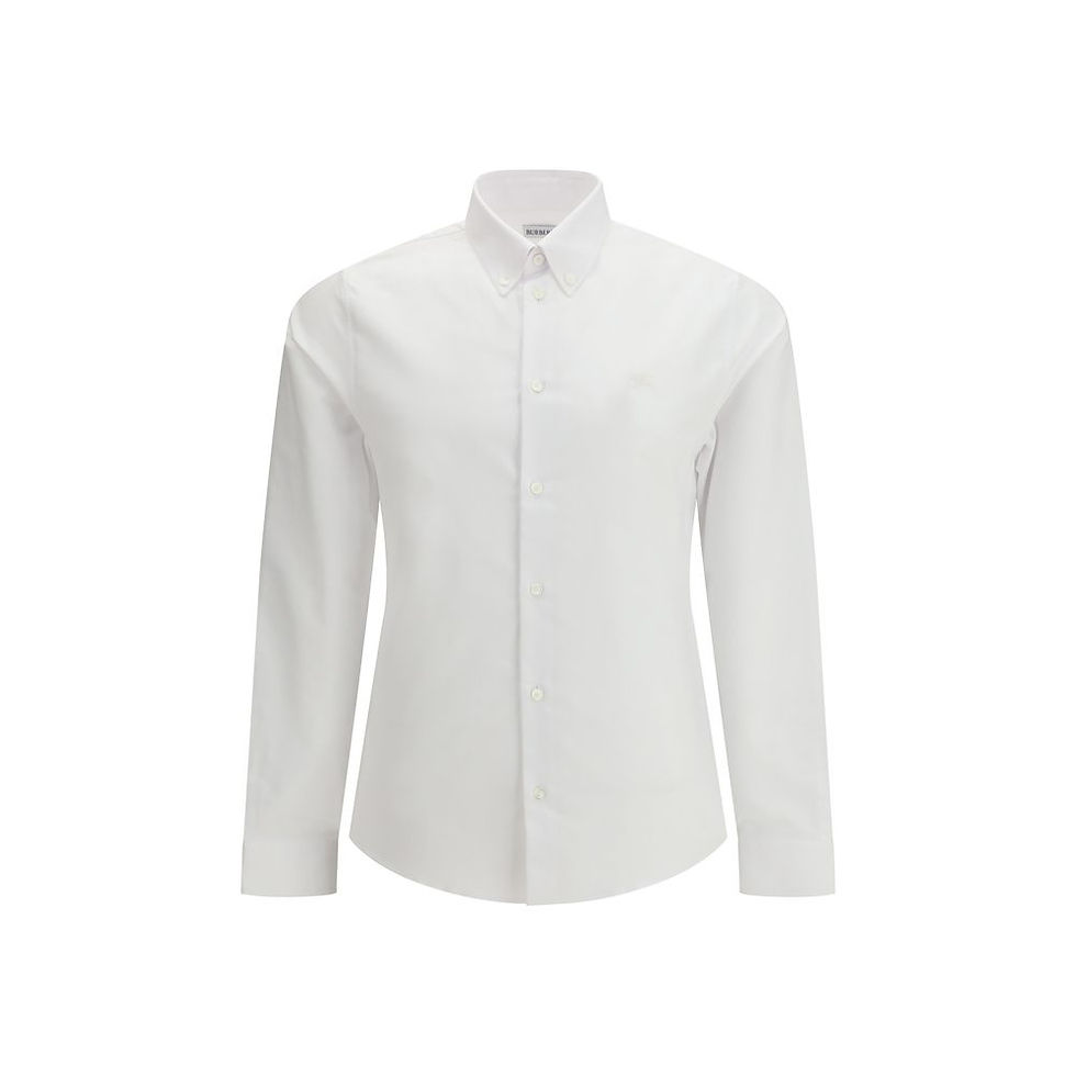 Thumbnail: White Cotton Dress Shirt