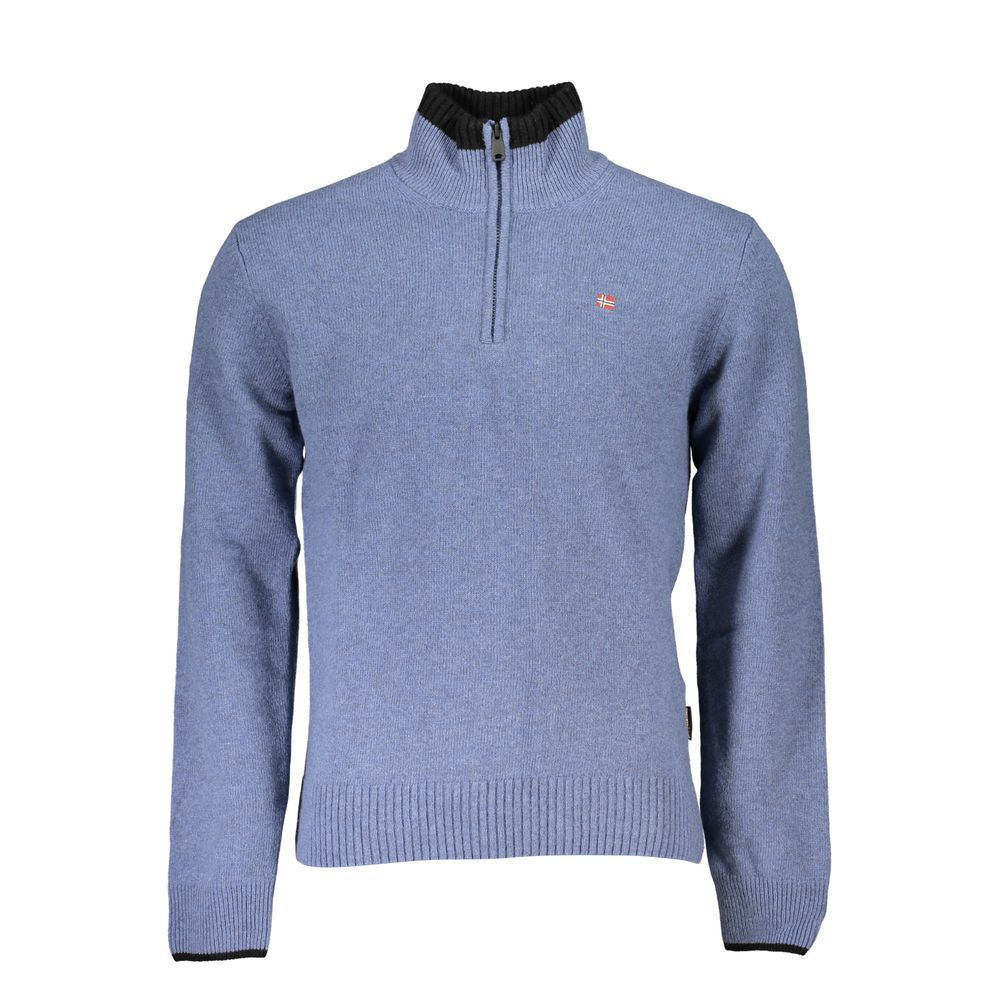 Blue Tessuto Men Sweater