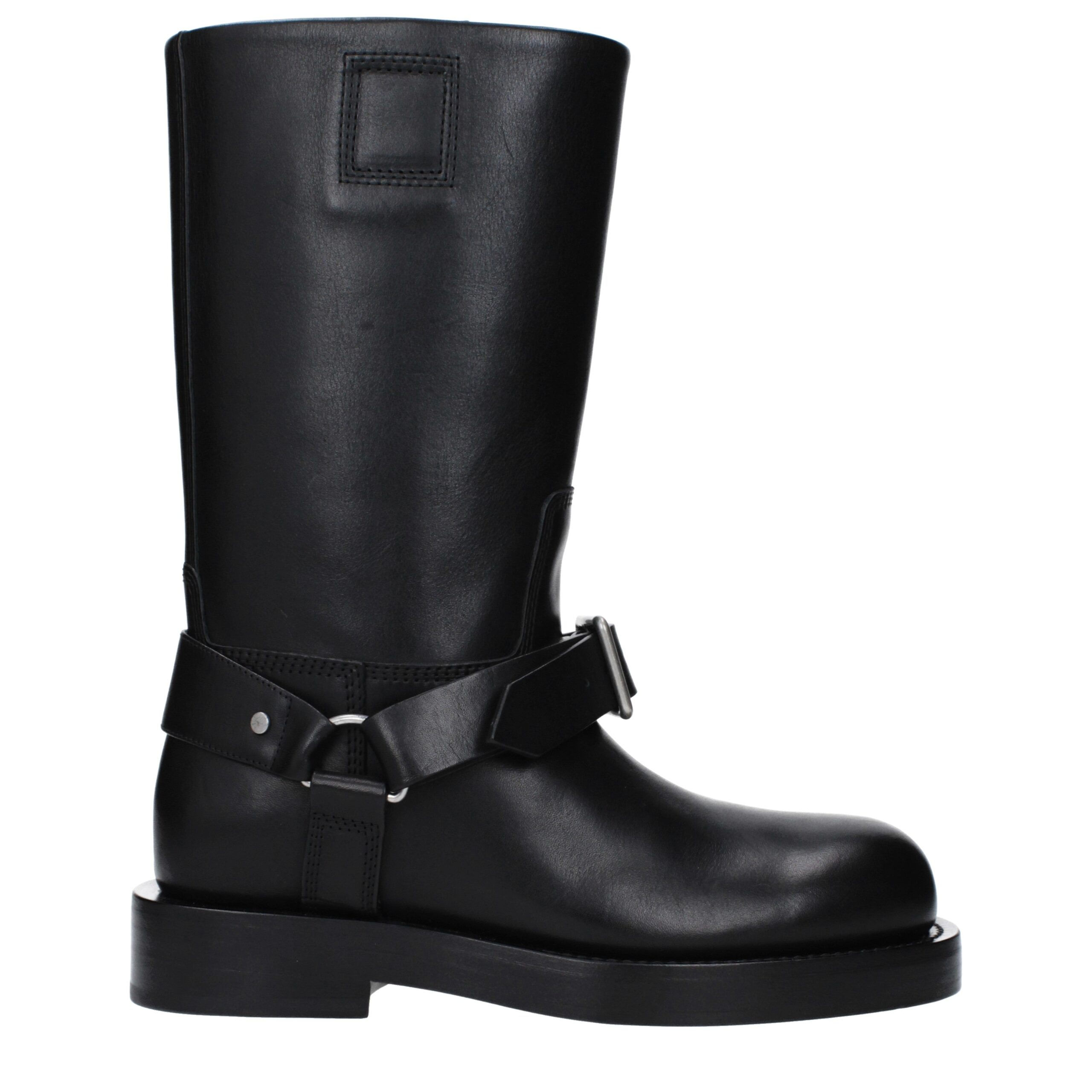 Black Leather Boots