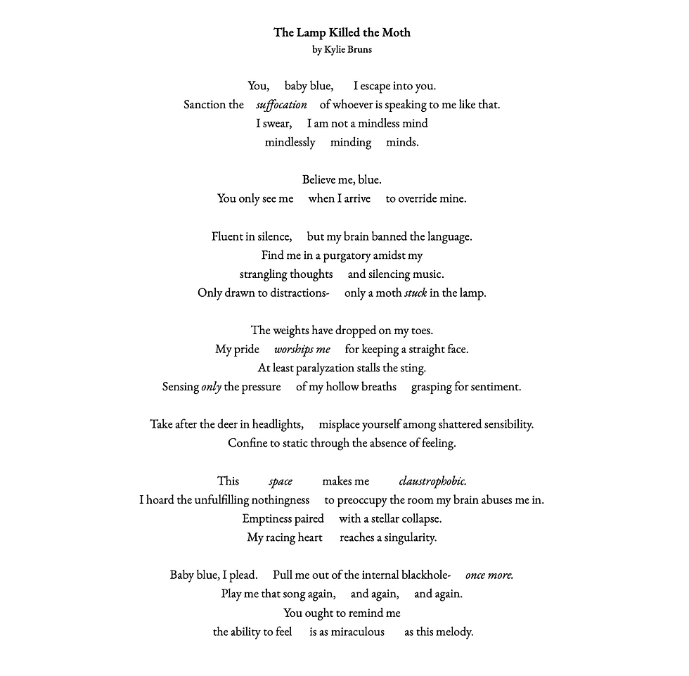 The Lamp Killed the Moth