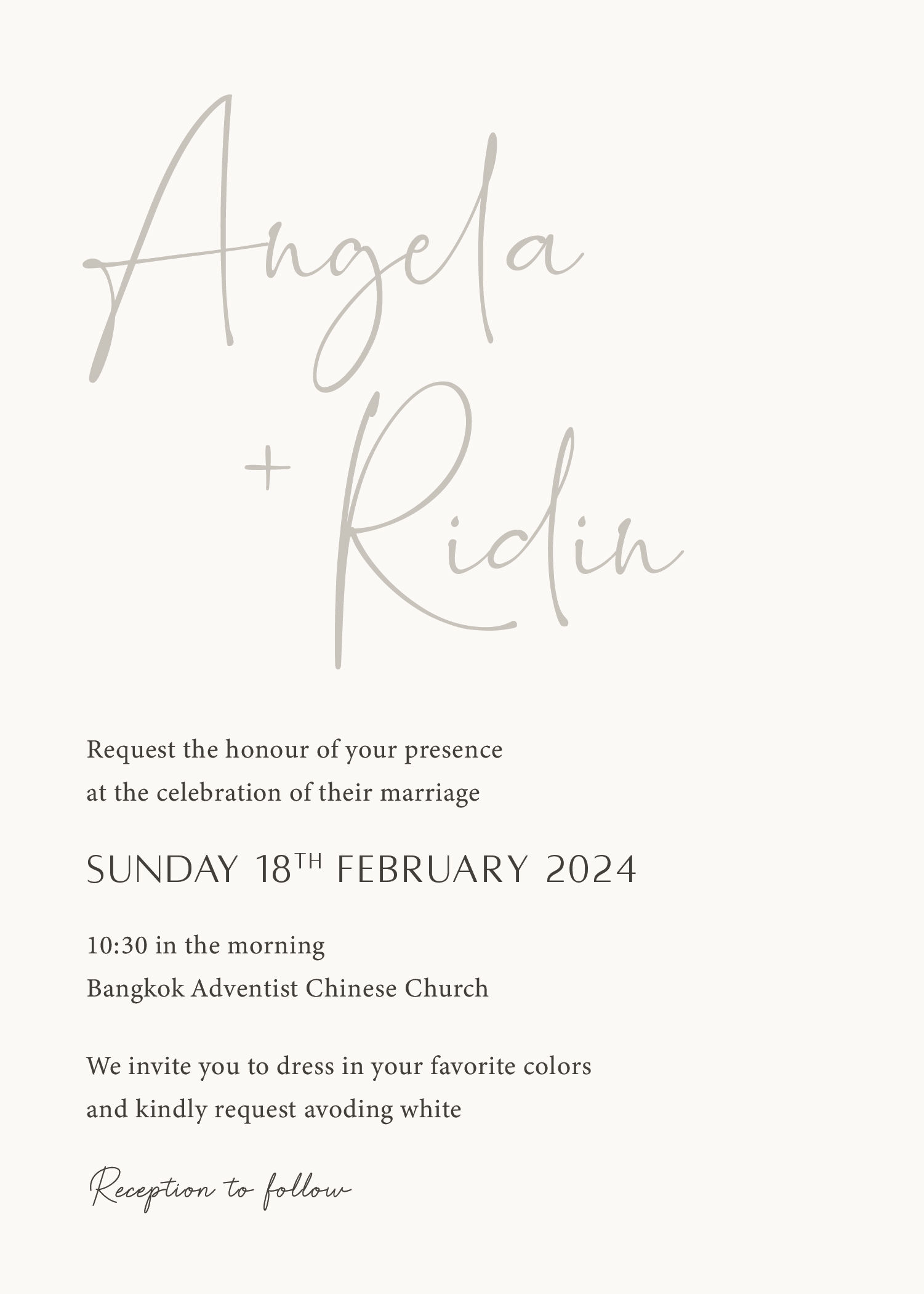 Khun Angela & Khun Ridin