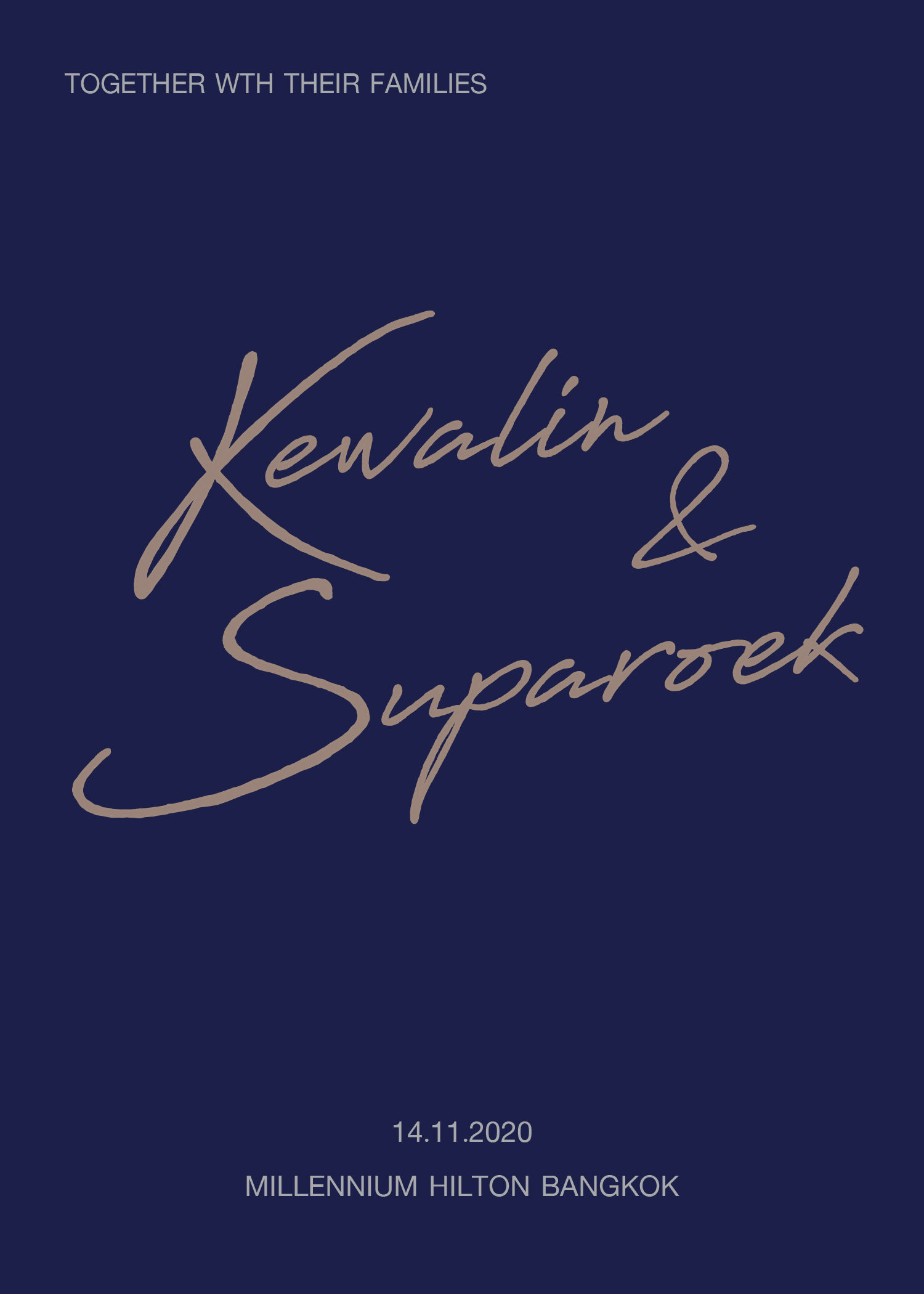 Khun Kawalikn & Khun Suparoek