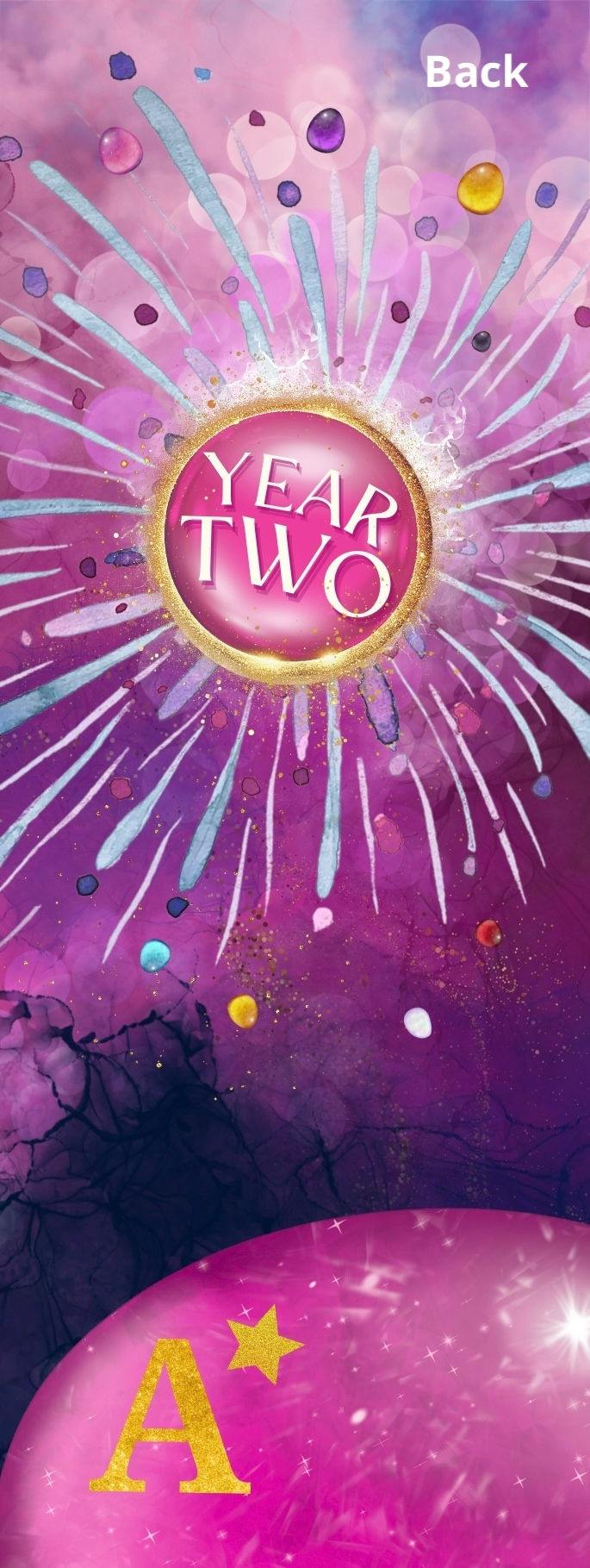 Thumbnail: I COMPLETED YEAR TWO CELEBRATION BOOKMARK