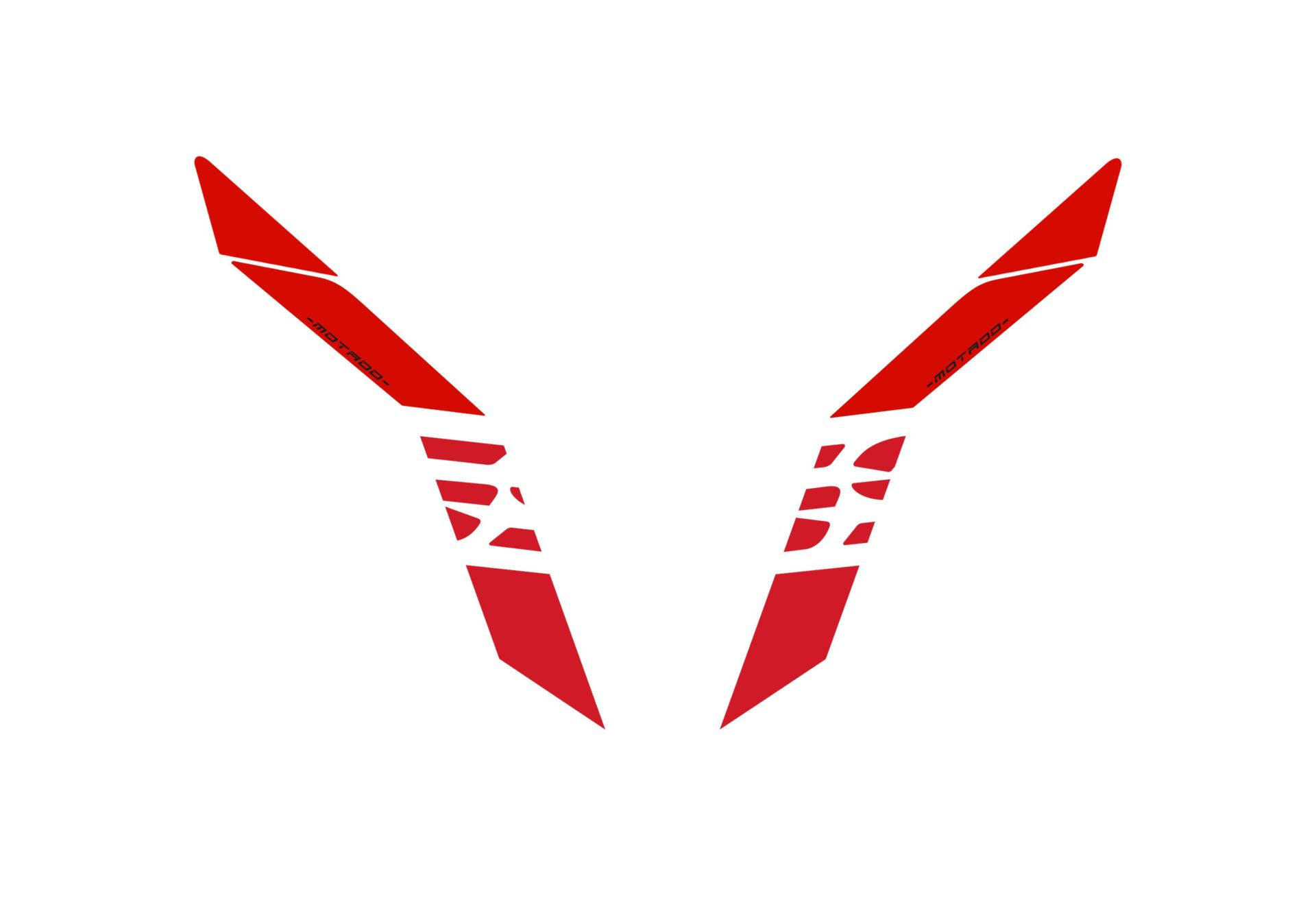 Κιτ αυτοκόλλητων συμβατό με το μοντέλο R 1250 GS LC Triple Black