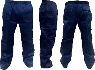 Pantalon sport cargo azul