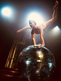 DiscoBall acrobat for your next event