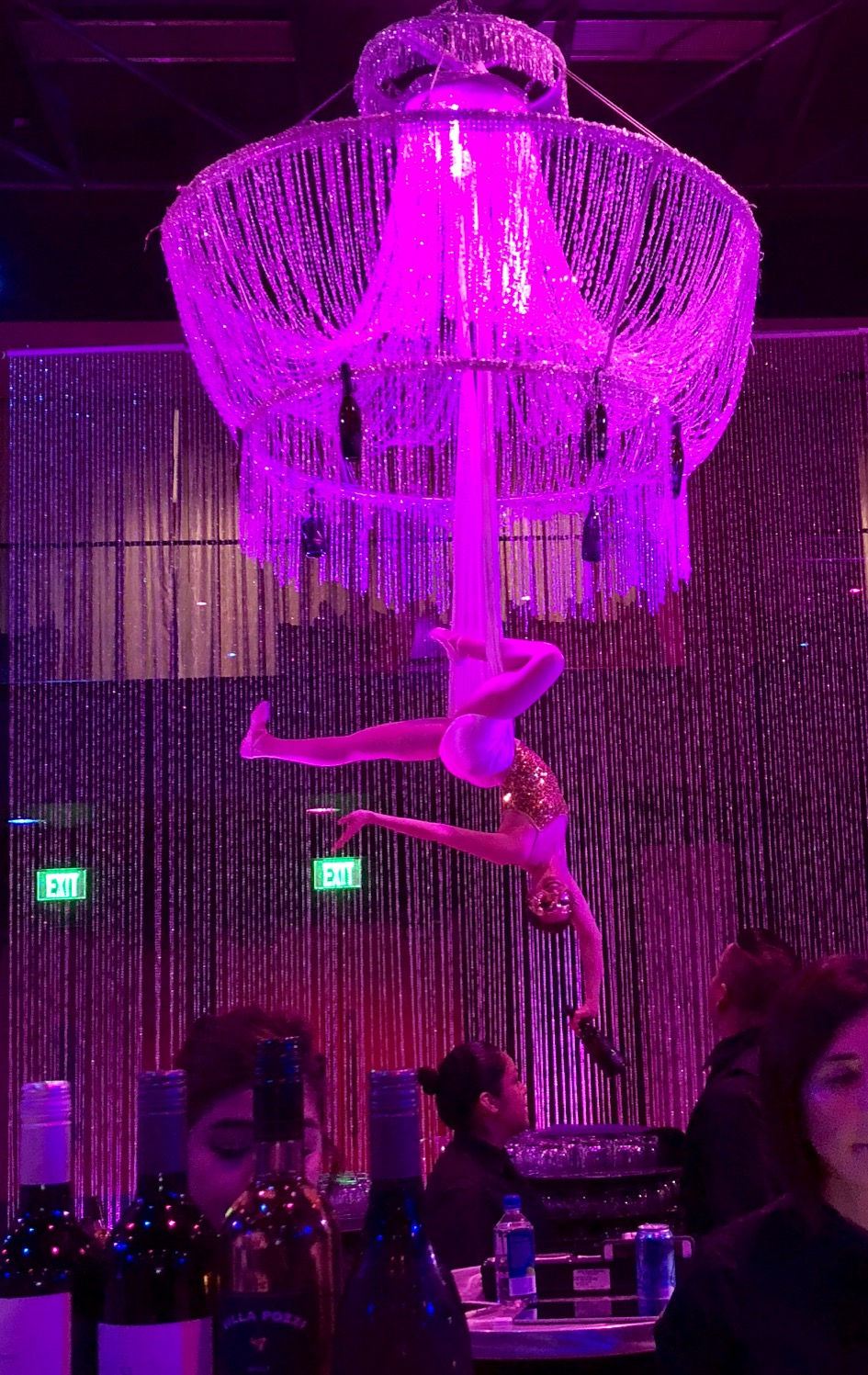 erial Artistry Aerial Bartenders or ‘Champagne Chandelier"