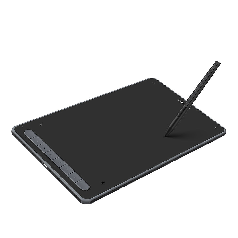 Miniatura: Xppen deco l/ lw gráfico digital tablet desenho caneta tablet sem fio bluetooth