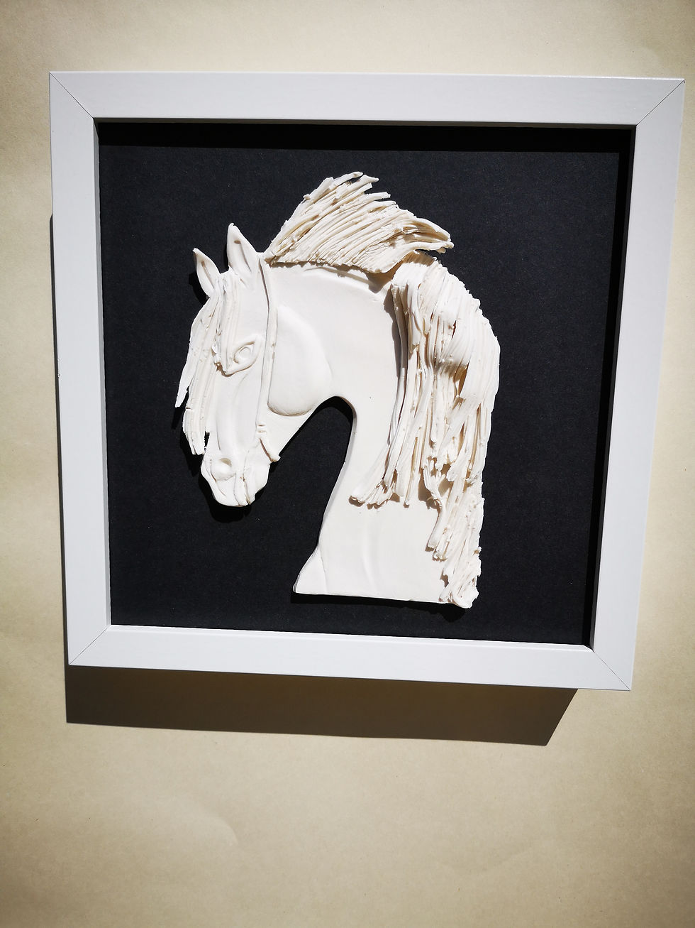 white horse's head