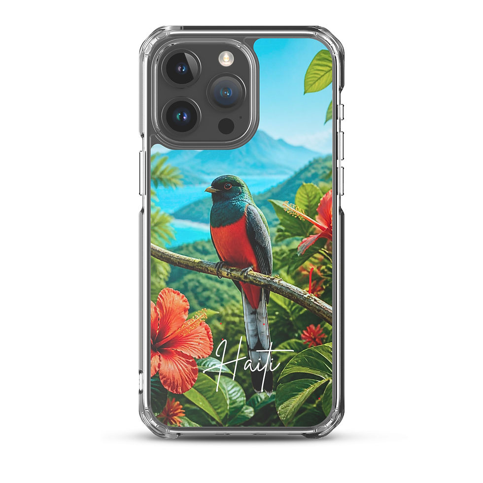 Miniature : Iphone case featuring Haiti's National Bird Kanson Rouj