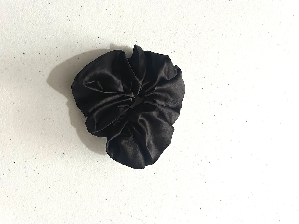 Miniature : Large Satin Hair Scrunchie | Hair Tie | Hair accessories 