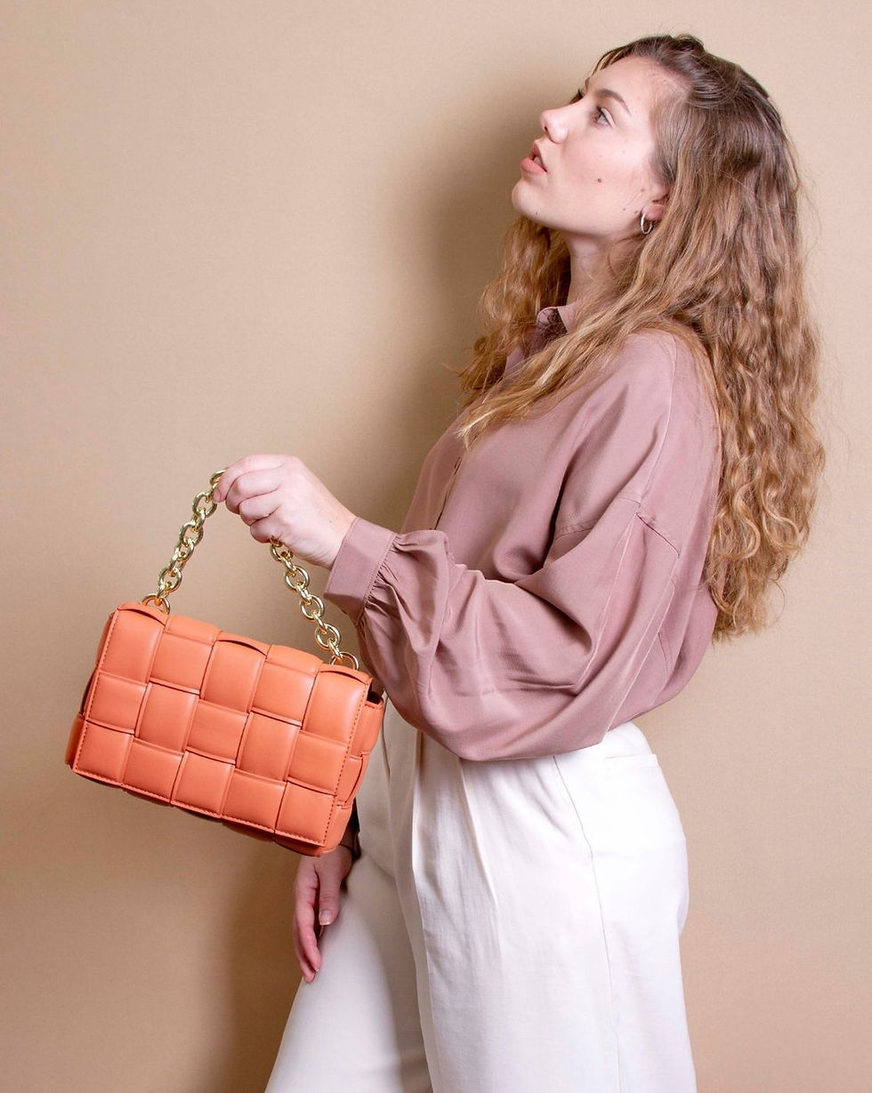 Thumbnail: Anais Vegan Leather Shoulder Bag