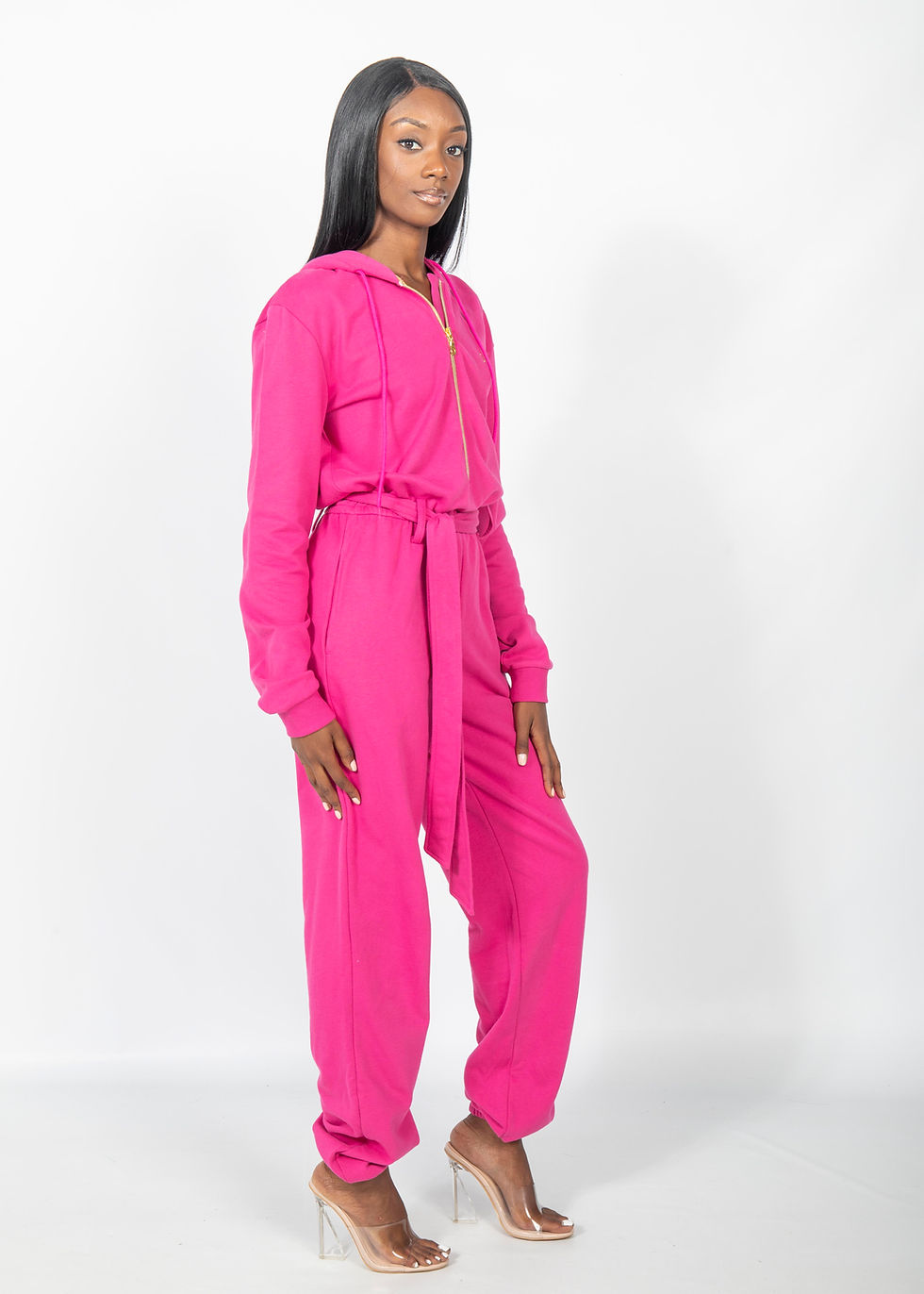 Miniature : Kaiya Hooded Jumpsuit