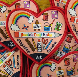 badges zoomed