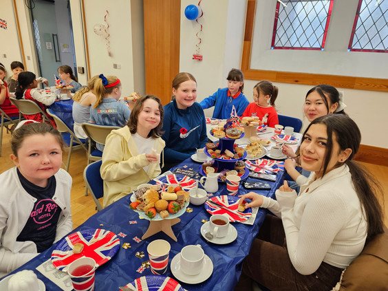 Guides tea party