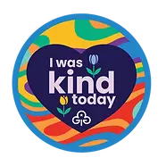 I was kind today woven badge