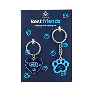 Dog tag and keyring set