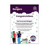 Ranger eco award certificate