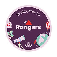 Welcome to Rangers woven badge
