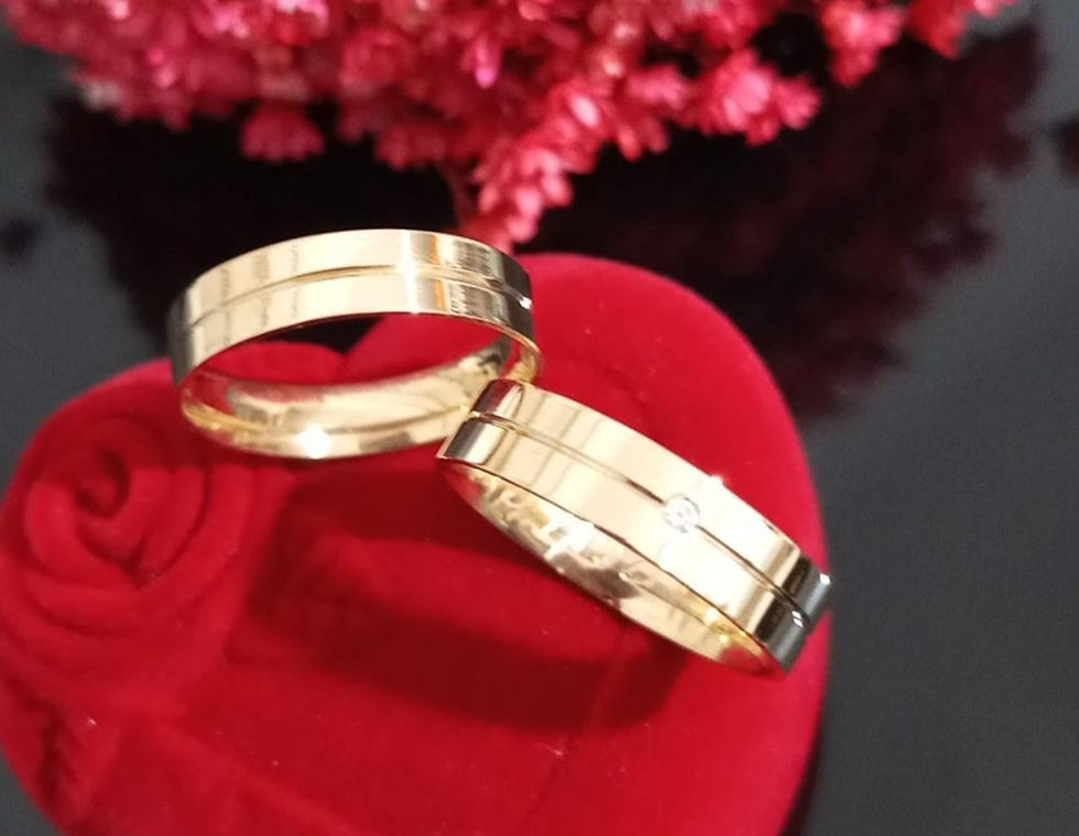 Miniatura: Par /ouro 18 k /5 mm 8 g