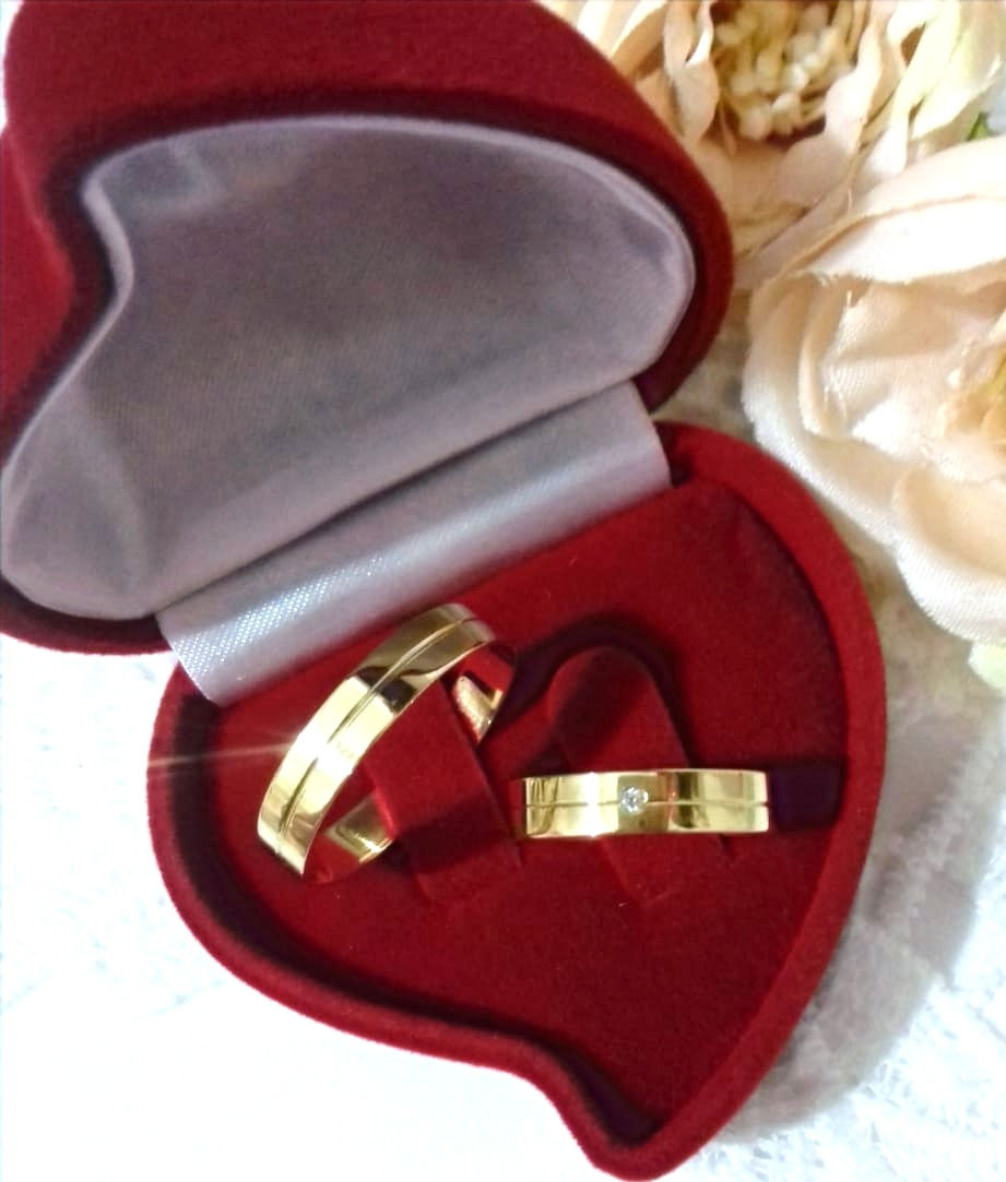 Miniatura: Par /ouro 18 k/4 mm 5 g