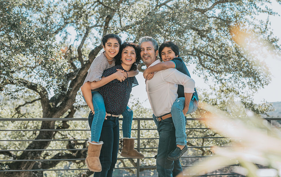 in home family photography session Austin 