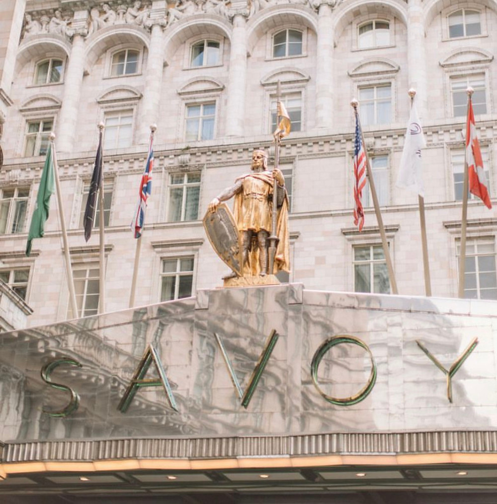 Savoy, 5-star luxury hotel in London, the Strand