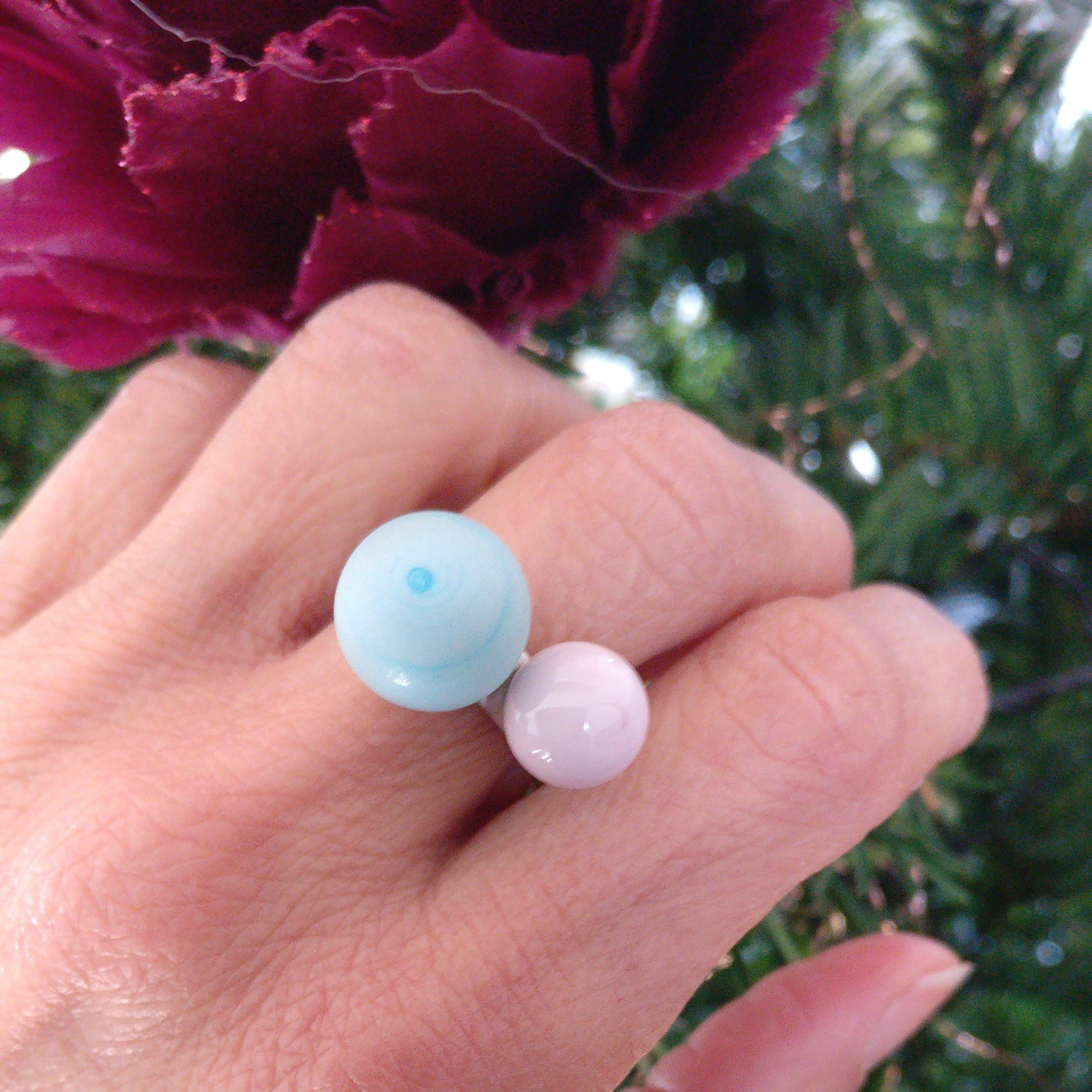 Combi glasknikkers voor de dubbele schroefring (zonder ring)