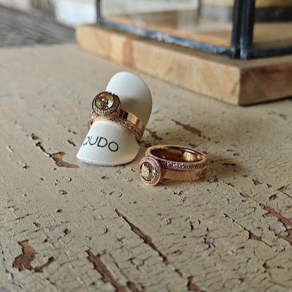 Thumbnail: Qudo ring San Remo rosé goud