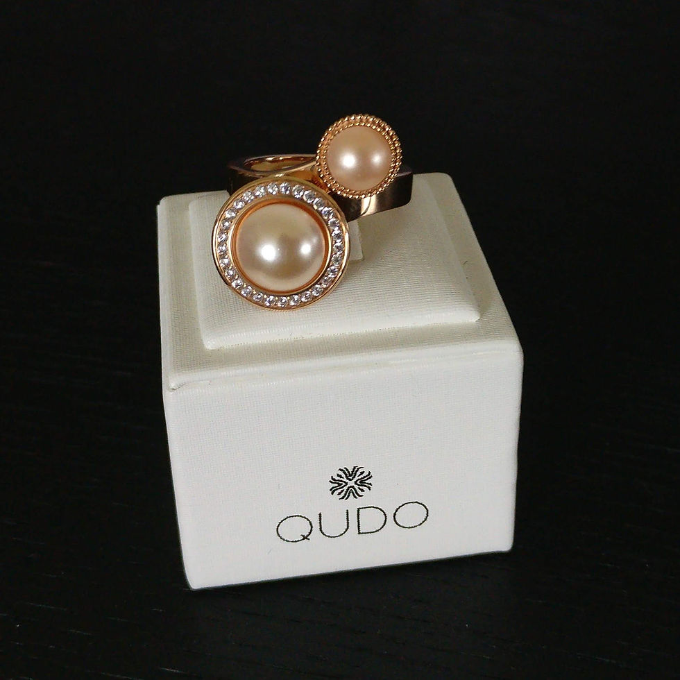 Thumbnail: Qudo ring Due roségoud 