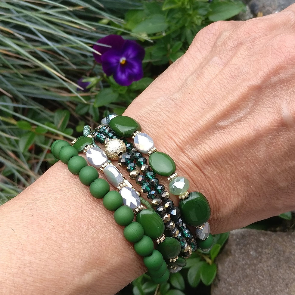 Thumbnail: Armband emerald groen