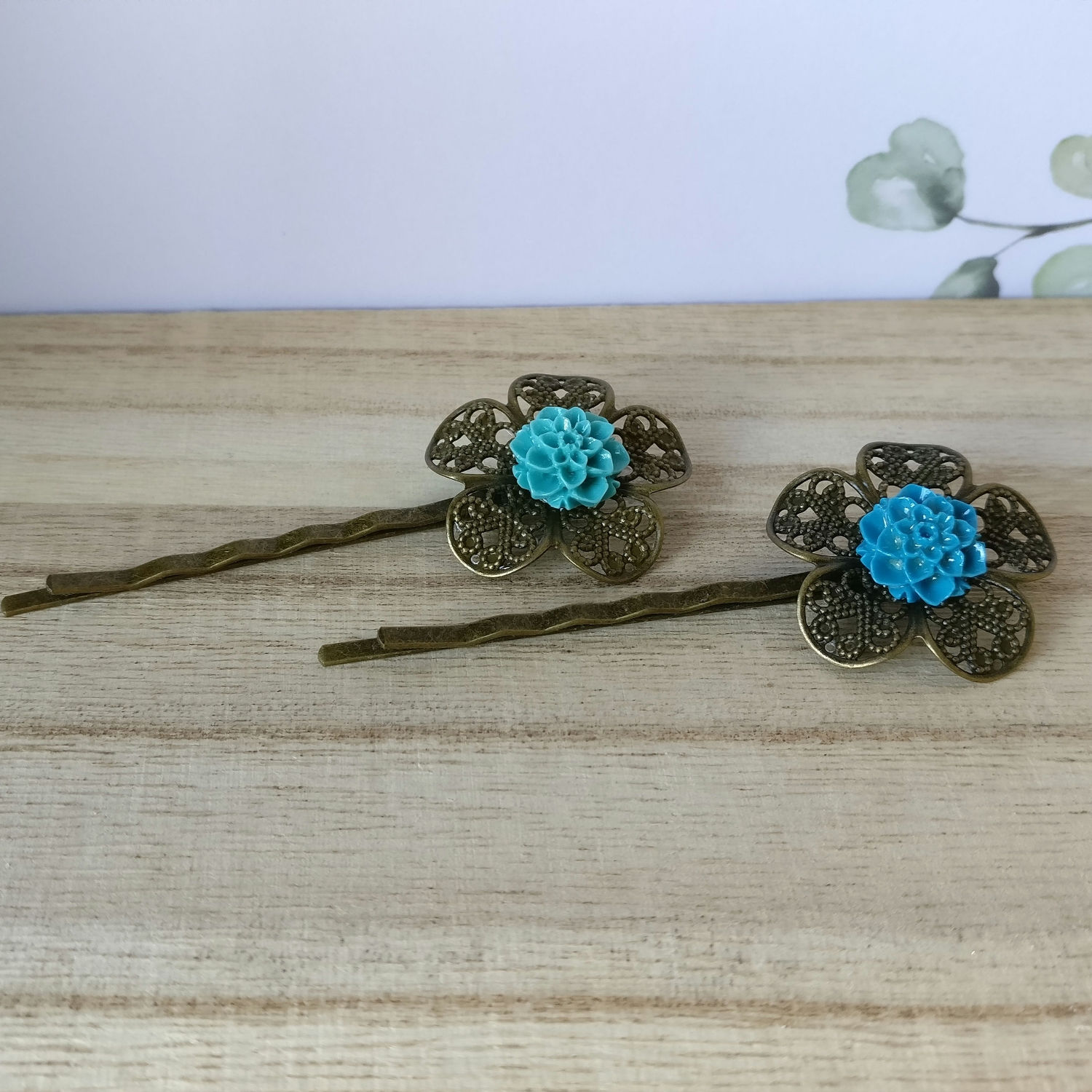 Haarspeld chrysant 10mm