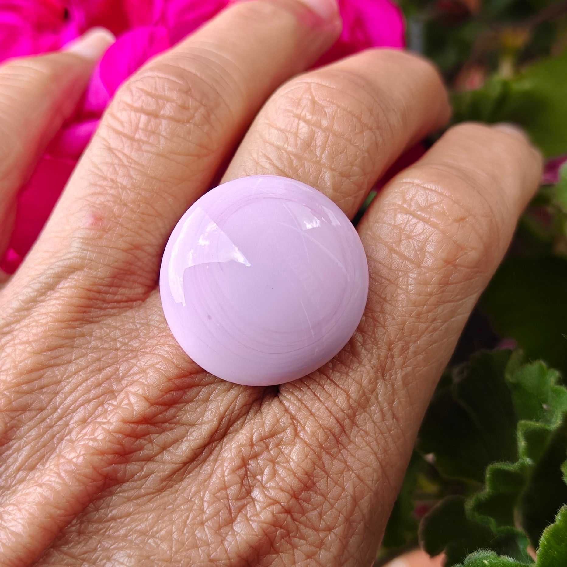 Volle top licht roze 25mm