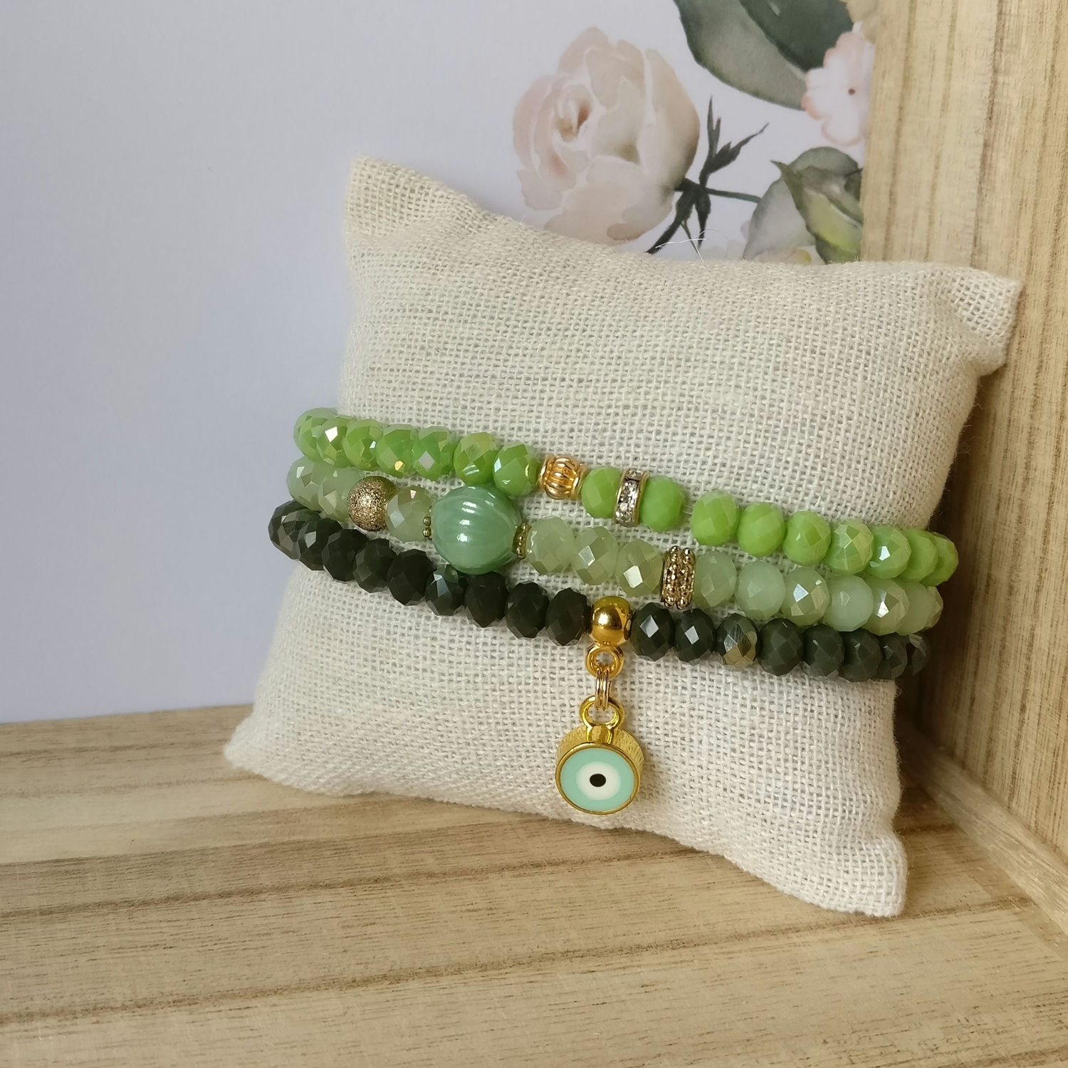 Armbandsetje lime