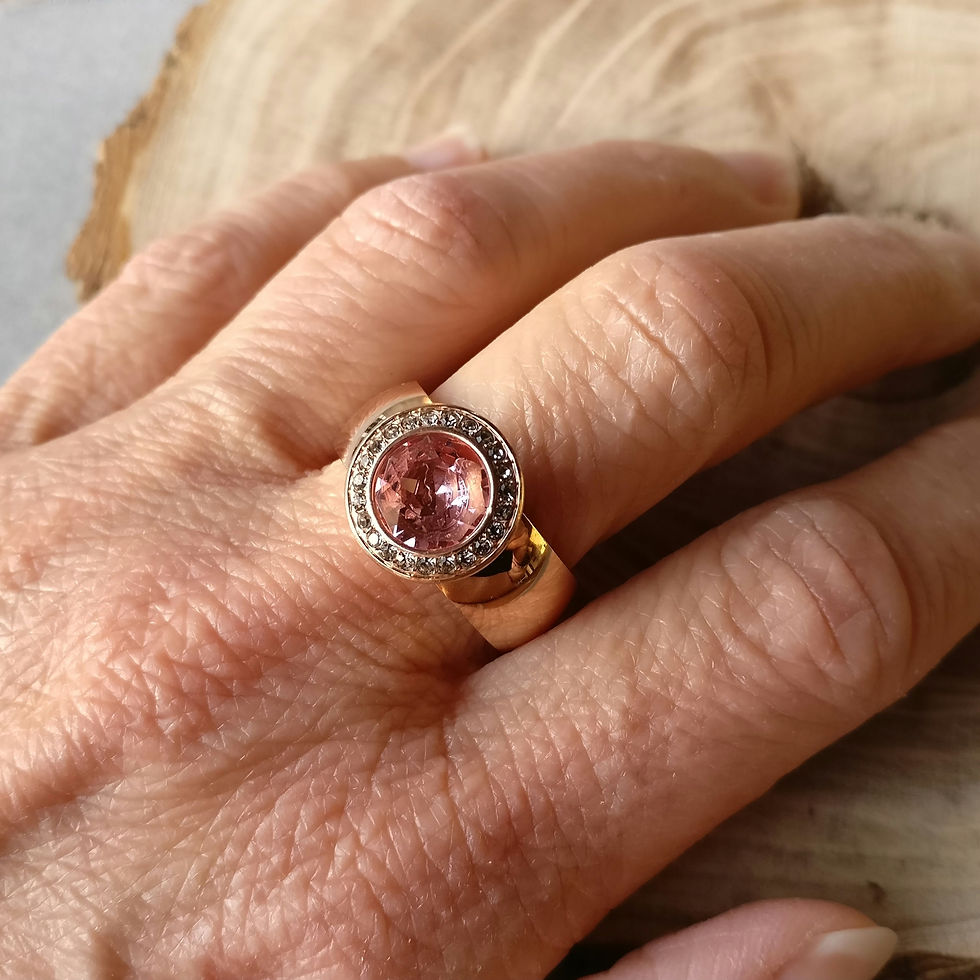 Thumbnail: Qudo basisring big rosé goud
