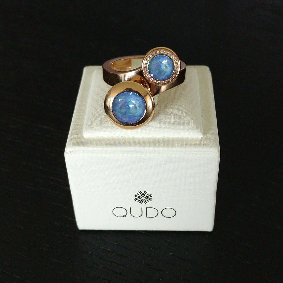 Thumbnail: Qudo ring Due roségoud 