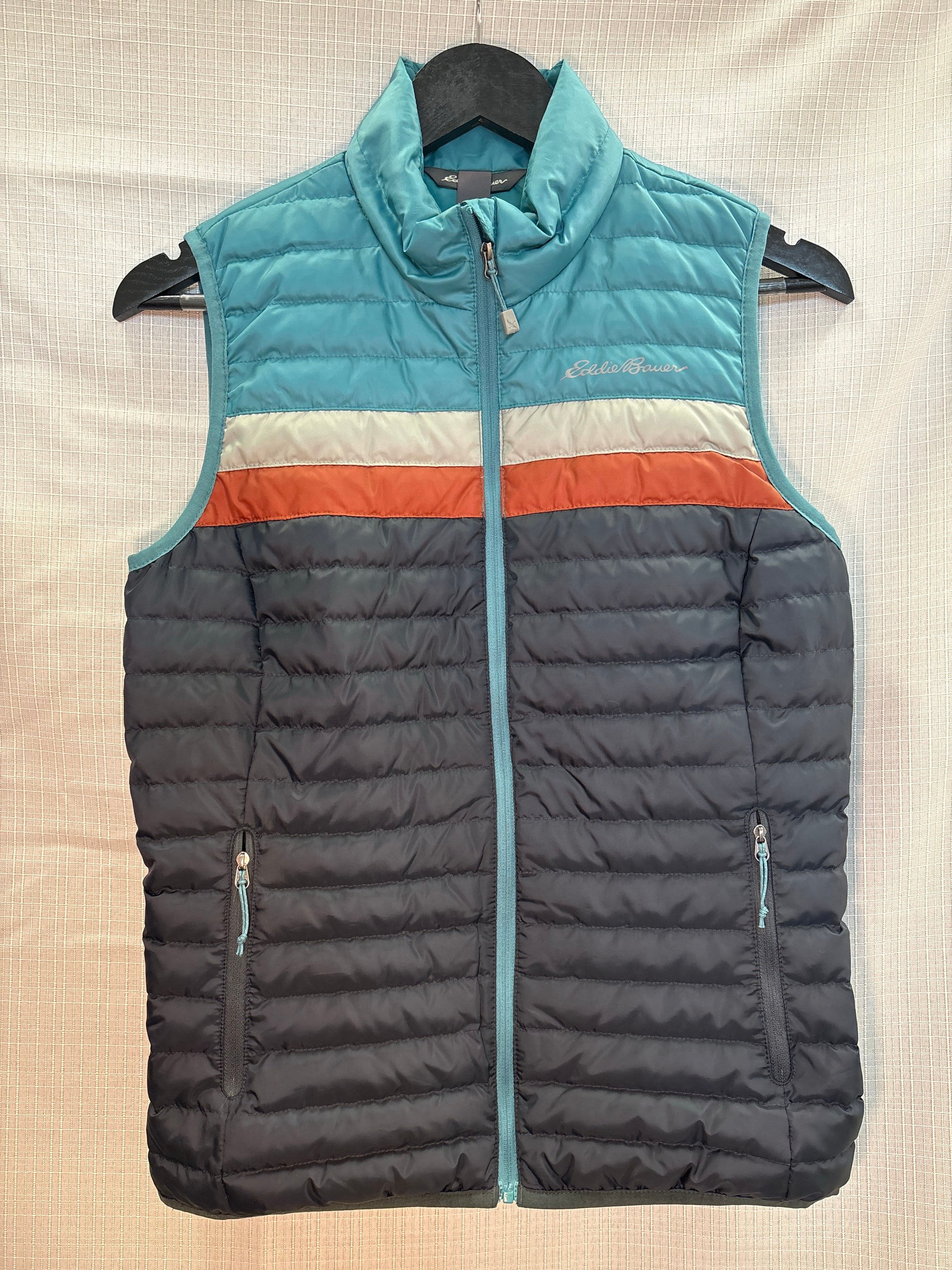 Color Block Puffer Vest (Size XS)