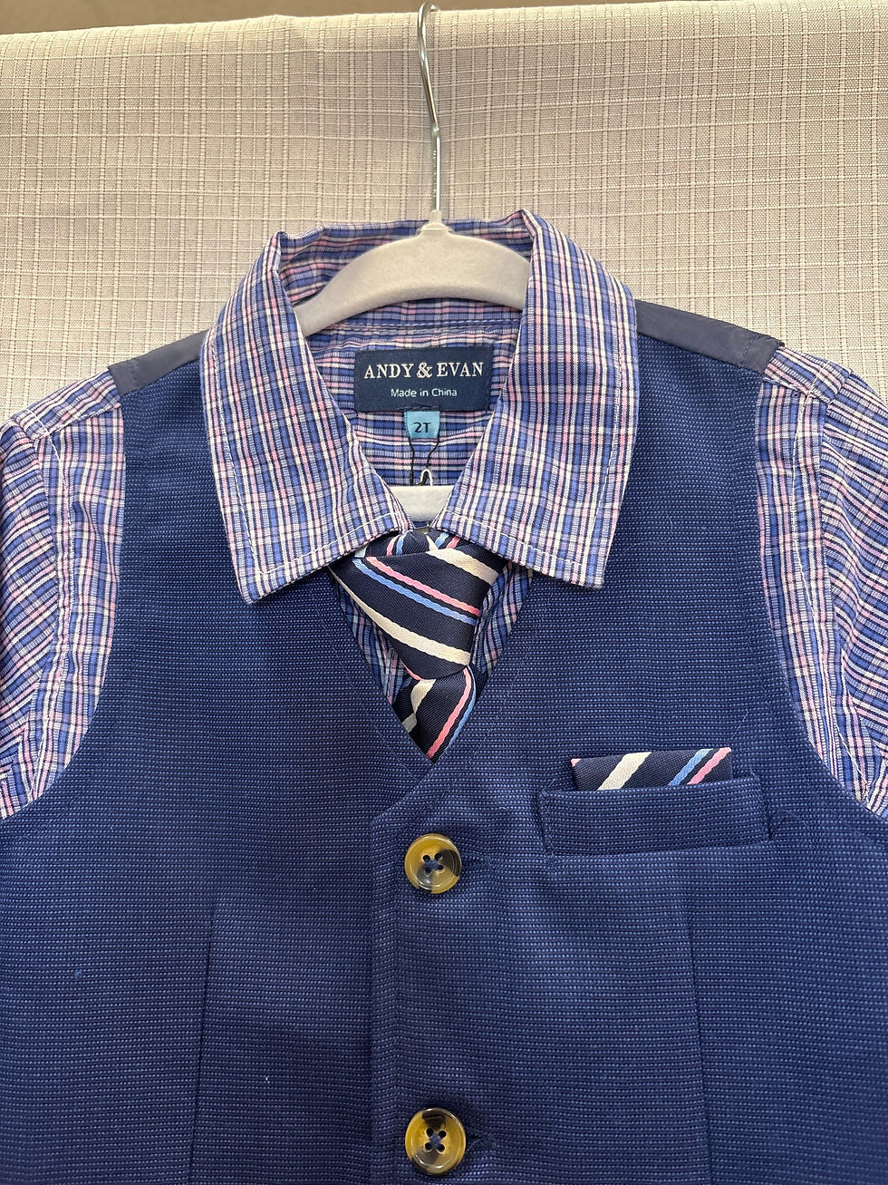 Thumbnail: Andy & Evan 3-Piece Suit (Size 2T)