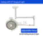 High-resolution image of a Single Dome LED OT Surgical Light, highlighting its compact dome and advanced LED technology, designed to provide focused, even illumination with minimal shadows for enhanced precision and visibility during surgical procedures."
